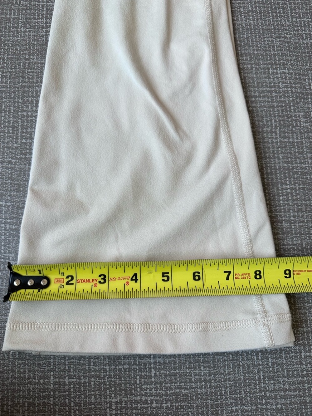 OFFLINE by Aerie Flare Leggings Womens M Ivory High Rise Yoga Pants Pockets - Picture 11 of 12